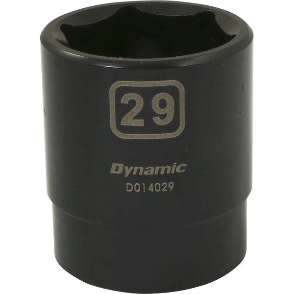 1/2" Drive Standard Socket, Black Phosphate, Tools 1/2" Drive 6 Point Metric, 29mm Standard Length